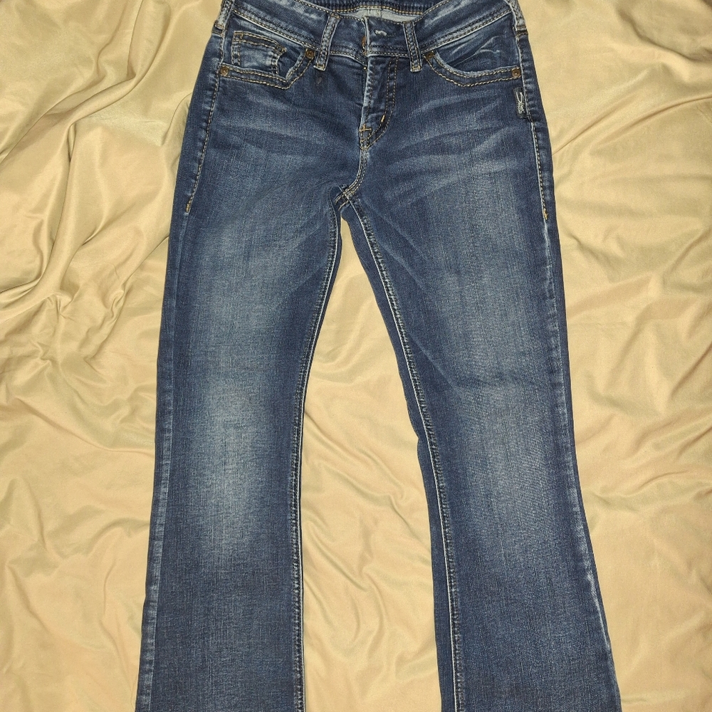 Silver jeans